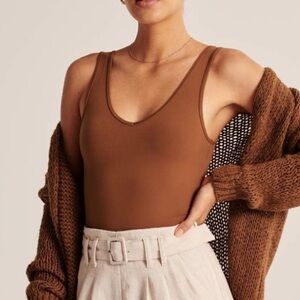 ABERCROMBIE & FITCH Brown Bodysuit